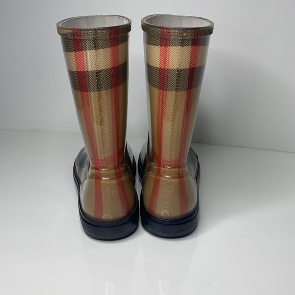 Authentic Burberry Kids rain Boots (unisex) - Picture 3 of 7
